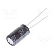 EEUFR1E471Y Capacitor: electrolytic; low ESR; THT; 470uF; 25VDC; Ø8x15mm; ±20% pcjoU92cJaA96DMt3tH2uf4jhPwPi89hVMyCqcvxtGk