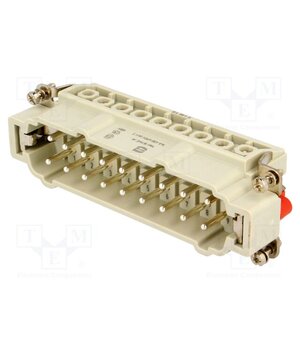 09340162601 Connector: HDC; contact insert; male; 16A; 690V; Han Hv E®; UL94V-0 YDFEeL77P3xXFgcsf0BC6EDnu2BB6AluzXF02hQzkqY