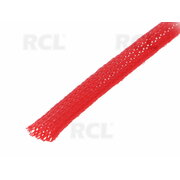 DECOR SLEEVE  8mm, (7-13mm),  protective, red