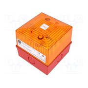 204955 Signaller: lighting; flashing light; amber; FL40; 24VDC; IP65; ABS -qHWDWebe1-F1vlvhcidryBKNSnWfIoWAhUFHA14zik