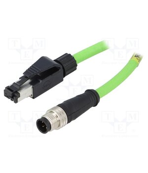 1201088121 Adapter; PIN: 4; straight; D code-Ethernet; IP67; 3m; Cat: 5e fzhIB1Lbv1bSbkSwTWIoNB6bGpAoV0il_4EzM_8fT5c