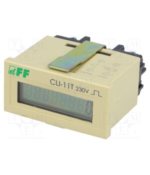 CLI-11T/230 Counter: electronical; LCD; pulses; 0÷999999; IP20; IN 1: voltage H7PU-SFukFHOiseoH6uYNJ_U7uryiYIezmRpAjDb6qE