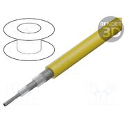 9222 004100 Wire: coaxial; RG59A/U; 1x20AWG; stranded; Cu; PVC; yellow; 30m 1v4UM-EveIZf61zJR_4Ga6sZiyBwsO9CZLECAopxm2o