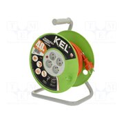 W-97424 Extension lead; 3G1mm2; 40m; PVC; orange; Sockets no: 4; reel; 10A KHuEvKzDsiOqx9Z9POJ76nF_arZrD89JxokX4aO0aNg
