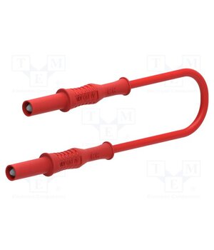2310-IECIV-100R Test lead; 12A; banana plug 4mm,both sides; insulated; Len: 1m NXYZR9brsKI1BLLM4hP89y5Svr_6FFmmNy4TMmJCMdY