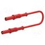 2310-IECIV-100R Test lead; 12A; banana plug 4mm,both sides; insulated; Len: 1m NXYZR9brsKI1BLLM4hP89y5Svr_6FFmmNy4TMmJCMdY