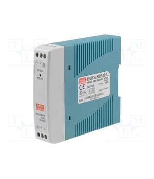 MDR-10-5 Power supply: switching; for DIN rail; 10W; 5VDC; 2A; 85÷264VAC eDWoCz5K-08vQ00H6ycXgYJWRGDn8RvQlwKCGku1ATs