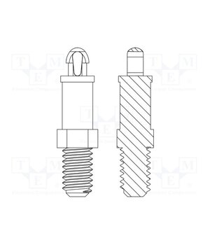 8G506V41233 PCB distance; polyamide 66; L: 3.2mm; screwed rod,snap fastener KhnrsnFhEc_74BGAs_NdkkCt4IG6Y2nkN3cknmngw7c