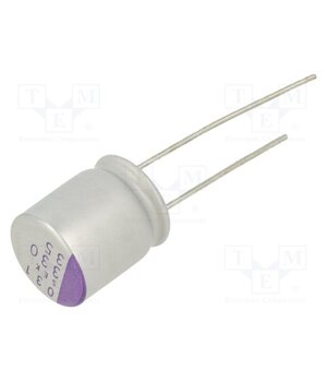 35SEK330M Capacitor: polymer; 330uF; 35VDC; THT; ±20%; Body dim: Ø10x13mm N0cRsBpBNDloDEwTI23-A6XSWAEbxUeS6BRAf4vzPJg