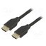 61640 Cable; HDMI plug,both sides; PVC; HDCP 2.2,HDMI 2.1; 2m; black hGd-nI-szoKw8mgCVqakGDP-NUWUu76RCY7qJDRUurs
