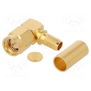 J01150A0091 Connector: SMA; plug; male; angled 90°; 50Ω; B9907,KX15,RG58C/U NmIL2R5IiUS3JzQs_aQtINXiiRmNSxjSkNBImf7AheM