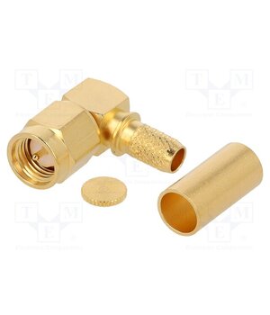 J01150A0091 Connector: SMA; plug; male; angled 90°; 50Ω; B9907,KX15,RG58C/U NmIL2R5IiUS3JzQs_aQtINXiiRmNSxjSkNBImf7AheM