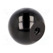DIN319-KU-32-M6-C Ball knob; Ø: 32mm; Int.thread: M6; 14.5mm; duroplast PF NMSfXM6dT9uDTqhdihj8jPOoDcHJlDYCwJRmHg4FpBA
