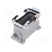 C14610F0165001 Enclosure for connectors: HDC; size E16; with double latch; PG21 -wF0sZPzQWDRnliOANXydbQvBZuvKgI-N2GXEroXKR4