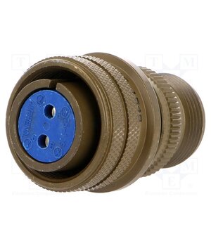 97-3106A-16-11S Connector: circular; plug; for cable; PIN: 2; female; soldering; 97 rN6oWmpchweJAlcccbAdh-P7iSKmmzxh3z87fH92JiE