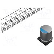 YM1J476M08010VR Capacitor: hybrid; SMD; -55÷125°C; 47uF; 63VDC; Ø8x10mm; ±20%; YM ihtnBKUhZ2a_6txUzP8v1K8Pg2UfAyffoa2ql75d2qc