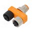 11119 ASBS 2 M12-4S-90 T adapter; M12 male,M12 female x2; A code-DeviceNet / CANopen f3Z4CRSY9It78Tb_EuMq61-bNC7E1oUzAoFytaA_u58