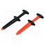 AC220 Clip-on probe; crocodile; 10A; red and black; 4mm; 1000VAC NKEkAGC0C_z2GQamUCO3cMg7aI9Ra6LEmzYsqVym7BA
