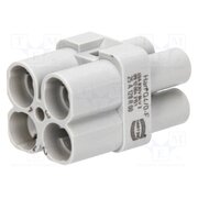 09120043151 Connector: HDC; contact insert; female; 40A; 830V; Han Q; PIN: 4 kfy3jHIbfwnVXqoZDx_5h_-kM7BFLg2OJ8dXD9ug2xs