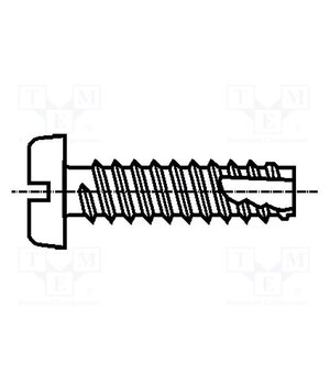 1381016 Screw; 2.2x6.5; Head: cheese head; slotted; 0.6mm; hardened steel YVQm0cYLUt7oxPbB9aRdrVeeRuA3SuFgnNPZ8XdYkvs