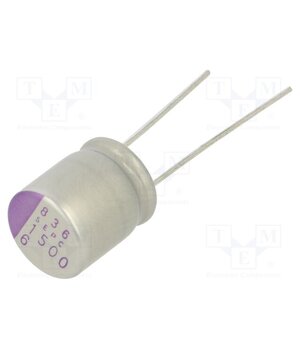6SEPC1500M Capacitor: polymer; 1.5mF; 6.3VDC; THT; ±20%; Ø10x13mm; OS-CON SEPC r2kBcLOmFSjcASN_k4Yg-6bBrZd8j89UfUogFXOFUak