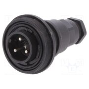 PX0732/P Connector: circular; plug; male; PIN: 3; 12A; 250V; IP68; UL94V-0 djNqeow6AhyaogmzVK7sDzgbsnx_s_2BaEGJ4JOgxuE