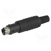 MP-371-S6 Connector: DIN mini; plug; male; PIN: 6; with strain relief; 100V nlTtkaOPftRbfk-zphj-km3BYEfIsgUmHQsXObL6wfw