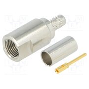 FME1121A3-NT3G-1-50 Connector: FME; plug; male; straight; crimped; for cable; 50Ω 5TB8ywlKJxso0djafc4KXXkSEA8dzE-9A-cjJFrSahM