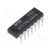 NTE74LS266 IC: digital; XNOR; Ch: 4; IN: 2; TTL; THT; DIP14; OUT: open collector rZeEUL7NylYWe-Veonsg7LcM51-hUnD4Ld2tGlzs48A