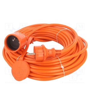 W-96984 Extension lead; 3G1.5mm2; 20m; PVC; orange; Sockets no: 1; 16A TXrDPaznUfN4hhmpQARys0BGGKXRNbBchIIrHs3imiY