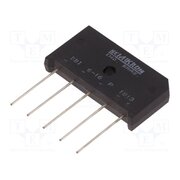 DBI 6-16 P 07641190 Bridge rectifier: three-phase; Urmax: 1.6kV; If: 9A; Ifsm: 150A; THT yqIcrVY390NsHjsCZKOJX6rYNyVgYwocle_GQegPf3c