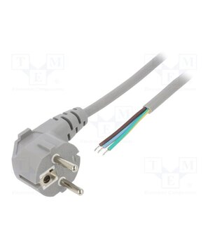 LT-322 H05VV-F 3X0.75 GRY 2M END RO Cable; 3x0.75mm2; CEE 7/7 (E/F) plug angled,cables; PVC; 2m; grey tCdGk3XafQKU22RDBlJAgeHmuKoHC45e7gYJh_A4PYM