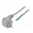 LT-322 H05VV-F 3X0.75 GRY 2M END RO Cable; 3x0.75mm2; CEE 7/7 (E/F) plug angled,cables; PVC; 2m; grey tCdGk3XafQKU22RDBlJAgeHmuKoHC45e7gYJh_A4PYM