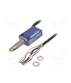 XCMD21F2L3 Limit switch; NO + NC; 6A; max.250VAC; max.250VDC; cables; 3m; IP66 n-AuLMNlvZlOz_xNlEUNcdRktTxJz6AOzzCw2odVOaw