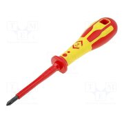 T49143-1 Screwdriver; insulated; Pozidriv®; PZ1; Blade length: 95mm; 1kVAC XJWiDt7A0mAlFRpKCE-wuEiqI83k4I4wcYxdlJQySfo