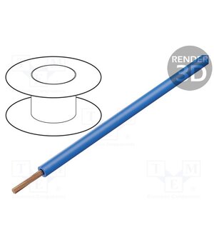 60.7003-23 Wire; FlexiVolt-E; 1x0.25mm2; stranded; Cu; PVC; blue; 500V; 100m rRu95-hbD69DhsRL8epkICL6B81Sxyfa8i9YFoATT5w