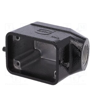 19307061540 Enclosure for connectors: HDC; size 6B; for panel mounting; M20 KaTkZzlfBqhdLX4LtU88exDxp7NGuaTJBbMGSYEp00Q