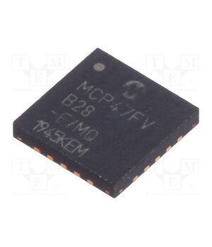 MCP47FVB28-E/MQ IC: D/A converter; 12bit; Ch: 8; 2.7÷5.5V; VQFN20; -40÷125°C; tube BUQXjsXl9gHnrPv5NserElWyTEQ8WATUOiXemvxROvU
