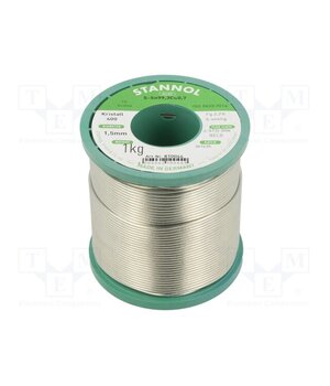 810044 Tin; lead free; Sn99,3Cu0,7; 1.5mm; 1kg; reel; 227°C; Flux: SW33 zGvnS6-cj_yxSBhA0ex2r7qWY4FByn9L6mLJDwX3skQ