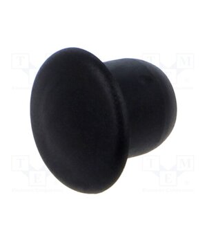 10060575 Stopper; H: 7.5mm; push-in; Flange dia: 12mm; black; 054080269903 lbDTM9j-pVem3ssq-de6mjwgNQNJF1YVaGQpwz6OBzw