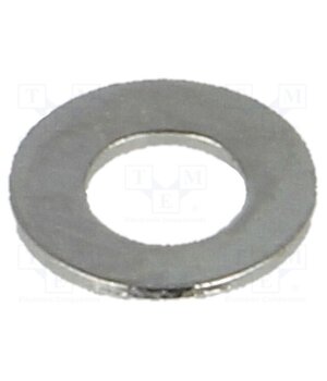 1759639 Washer; round; M2; D=4.5mm; h=0.3mm; brass; Plating: nickel; BN 566 6RqEV1pu2tGpwUWejcq0WE12z0IVRHY97D52zaJjooc