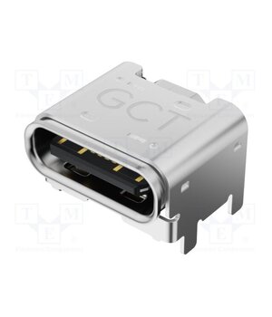 USB4800-03-A Connector: USB C; socket; SMT; PIN: 16; horizontal; top board mount l2hHb5BoGi1laOYVZc0b2SIFhiNUxCvyoTLUyrzLIQw