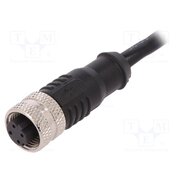 PXPPVC12FBF04DCL010PVC Connector: M12; plug; female; PIN: 4; straight; D code-Ethernet; 4A j9mJLKbX9U37X3ILl2Zb0V88ck18gIs4t2rx78lbDsY