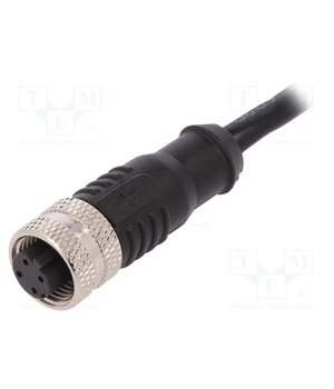 PXPPVC12FBF04DCL010PVC Connector: M12; plug; female; PIN: 4; straight; D code-Ethernet; 4A j9mJLKbX9U37X3ILl2Zb0V88ck18gIs4t2rx78lbDsY