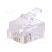 MP0018 Connector: RJ11; plug; PIN: 4; unshielded; gold-plated; 6p4c; male AYc-BHySNa5bkRAdHuVg0qUFqgw3YHH2a8YZTEYDzt0