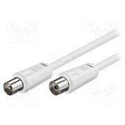 11512 Cable; 5m; coaxial 9.5mm socket,coaxial 9.5mm plug; white; 75Ω 39vJrh2gYuCSyA8Io3GvM6PGVM1CcOfF6s6Ls5YQH9M