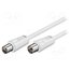 11512 Cable; 5m; coaxial 9.5mm socket,coaxial 9.5mm plug; white; 75Ω 39vJrh2gYuCSyA8Io3GvM6PGVM1CcOfF6s6Ls5YQH9M