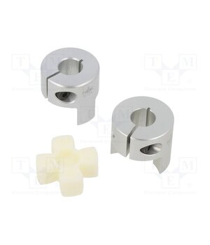 2240-20-B8-8-AL-WS Coupling; Ø: 20mm; Ø1: 8mm; Ø2: 8mm; aluminium dJXwluI7p5vQlBwnMukXKmC5Wi_0SrzIcPy94Cxtf0o