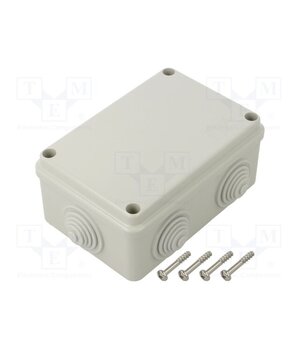 685.005 Enclosure: junction box; X: 88mm; Y: 128mm; Z: 58mm; wall mount; IP55 Q9xPWFxO5KACdgPm7t-friTU1TbPF2dk910LnEhCl44
