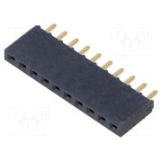 SSW-110-01-G-S Connector: pin strips; socket; female; PIN: 10; straight; THT; 1x10 cApjMPtyV2JWB0N_f5cYUGWEH8bBVP7w98YTCQB56v8